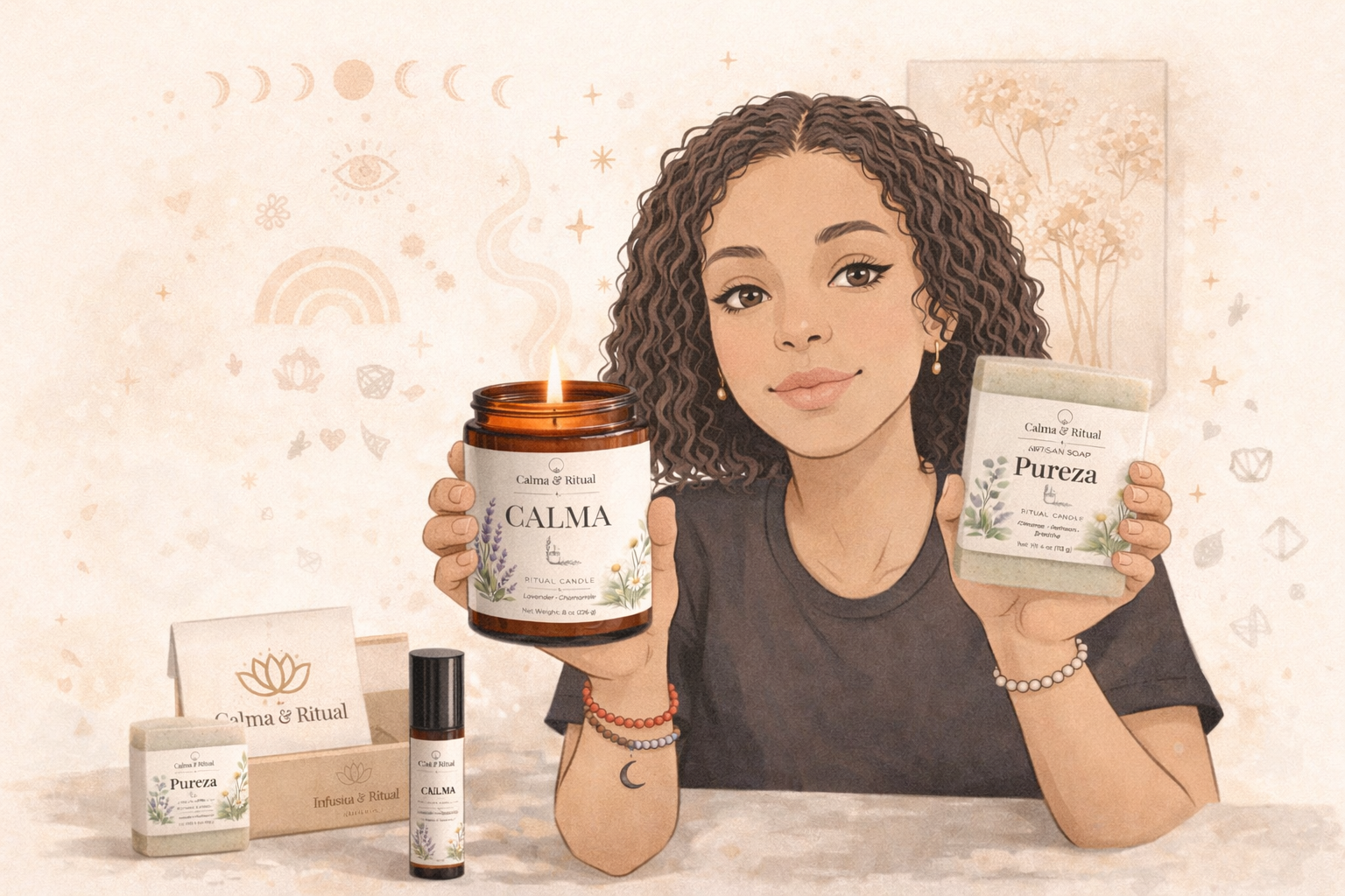 Ritual nocturno con vela